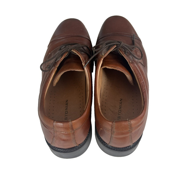 Bostonian STRADA Dress Shoe Mens Size 13M Cap-Toe Brown Leather Lace-Up Oxfords main image 7